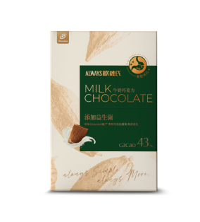 歐維氏牛奶巧克力-43% -91g